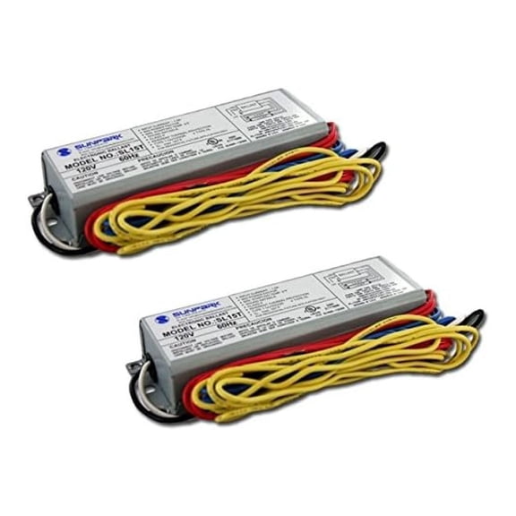 Sunpark SL15T Electronic Ballast for Multiple CFL and Fluorescent Lamps (2 Pack)