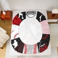 thumbnail image 5 of jejeloiu Boys Ball Game Bed Sheets,Baseball Sport Lovers King Sheets For Boys Teens 4pcs, 5 of 7