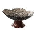 thumbnail image 4 of jifeng Pedestal Fruit Bowl Decorative Serving Tray for Kitchen Counter Home Wedding black, 4 of 8