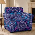 thumbnail image 2 of CHAQLIN Mandala Pattern Couch Covers 2 Piece Individual Cushion Cover Elastane Armchair Covers Set with Washable for Living Room, 2 of 8