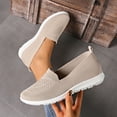 thumbnail image 4 of Willtoo Orthopedic Dress Shoes for Women Knit Slip on Comfort Lightweight Walking Shoes Arch Support Breathable Casual Shoes Non-Slip Fashion Running Sneakers, 4 of 4