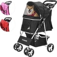 thumbnail image 1 of Carriola Plegable Mascotas Perros Gatos Pet Houzer  Negro, 1 of 9