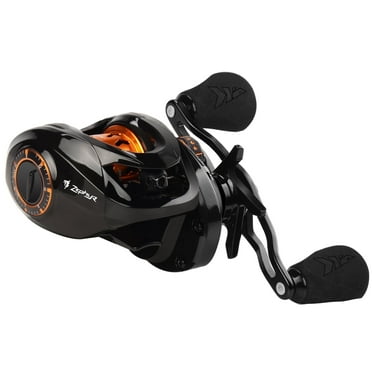 ProFISHiency Krazy Left Hand Baitcast Reel - 6.6:1 Gear Ratio With Carbon Fiber Drag