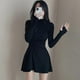 thumbnail image 5 of Vestidos de manga larga con cuello alto y corte A para mujer estilo coreano Y2K de primavera, 5 of 5