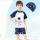 thumbnail image 2 of Conjunto de Pantalones Cortos de Traje de Baño Niños Unisex Protección Solar de Manga Corta con Pantalones de Baño de Dos Piezas, 2 of 6