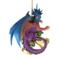 thumbnail image 2 of Holiday Festive Spirit Jingle Bells Rainbow Dragon Christmas Hanging Ornament, 2 of 6