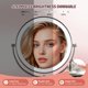 thumbnail image 4 of Espejo de maquillaje VORREMIRR de 9" recargable con luz y aumento 1X/20X, 4 of 8