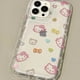 thumbnail image 3 of Funda transparente de Hello Kitty con dibujos animados para Samsung Galaxy, S23 Ultra, S22, S21 FE, S20, S10 Plus, Note 20, 10 Pro, A34, A54, A33, A53, A32, A52, A52S, 3 of 5