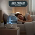 thumbnail image 3 of Cool Mist Humidifiers for Bedroom- 2.2L Quiet Ultrasonic, 360° Rotating Nozzle, Adjustable Mist, Auto Shut-Off, Filter-Free for Large Rooms, 3 of 6