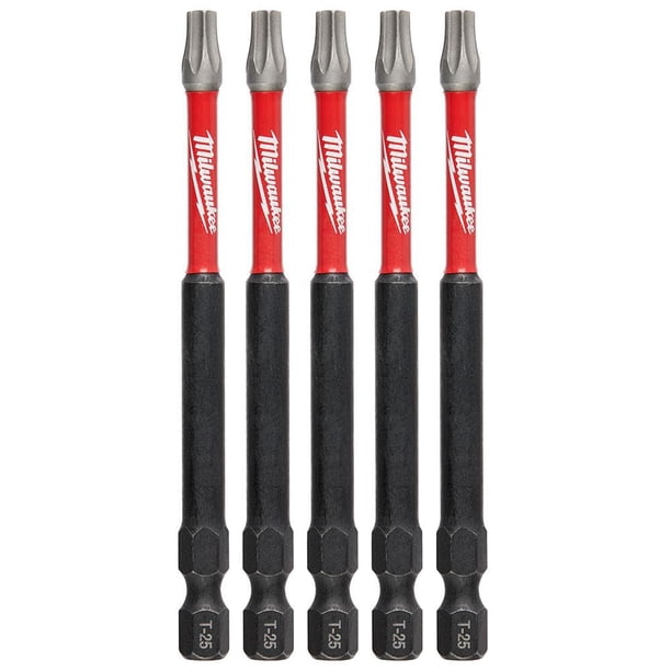 Punta de impacto Milwaukee Shockwave Impact Duty 3,5" T25, 2 unidades