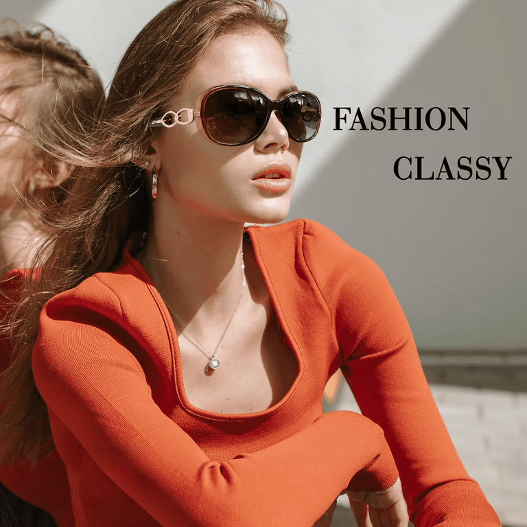 Sunglasses Womens Polarized Trendy Oversized Sun Glasses 