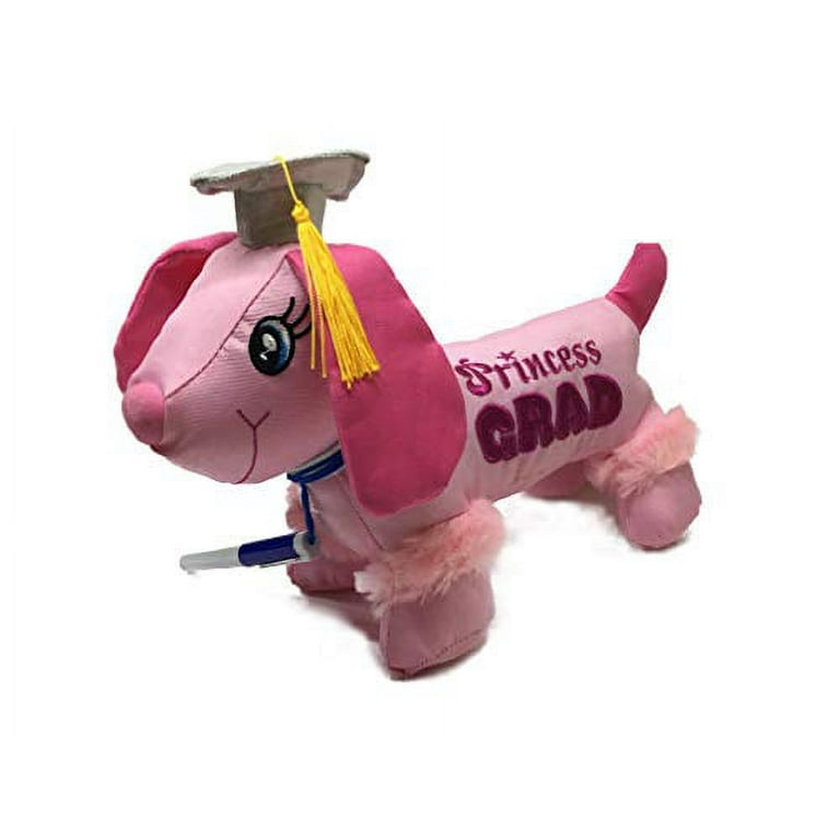 Charming Toys Graduation Autograph Stuffed Princess Dog w Pen