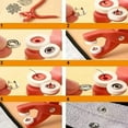 thumbnail image 7 of DEXIMRO 200Pcs (50 Sets) Snaps Buttons with Fastener Pliers Press Tool Kit, 9.5mm Silver Metal Snap Fasteners with Fastener Pliers, Punch, Soft Ruler, Peel-Off China Marker for Sewing (Hollow), 7 of 7