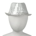 thumbnail image 3 of Miutii Kids Girls Sparkle Sleeveless Latin Jazz Salsa Dance Dress with Hat Ballroom Performance Competition Silver 8, 3 of 7