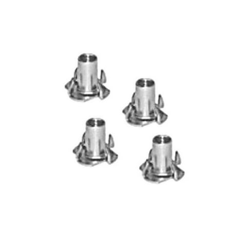 

[4] T-Nut Chair Socket 1/4 - 20 Threaded Stem T-Nut Drill your hole 13/32