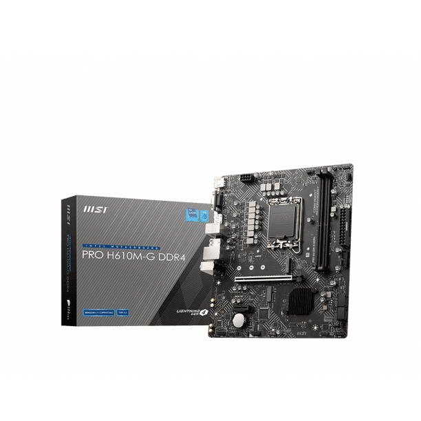 Tarjeta Madre MSI PRO H610M-G LGA 1700 2x DDR5 M.2 Micro ATX
