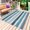 Beige, variant on Blue Striped Outdoor Rug for Patio/Deck/Porch, Non-Slip Large Area Rug 3 x 5 Ft, Farmhouse Stripes Modern Art Indoor Outdoor Rugs Washable Area Rugs, Reversible Camping Rug Carpet Runner