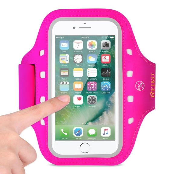 Running Sports Armband For Iphone 7/ 6/ 6s Or 5 Inches Device With Led In Pink (5x5 Inches)