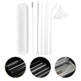 thumbnail image 2 of PEACNNG 1 Set Durable Glass Straws Drinking Glass Straws Clear Beverage Glass Straws, 2 of 5