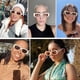 thumbnail image 3 of Paquete de 3 gafas de sol rectangulares para mujer, estilo retro, cuadradas, vintage, accesorios estéticos de los años 90, 3 of 4