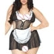 thumbnail image 4 of Lencería sexy de uniforme de camisón de encaje con tirantes sin mangas para dama de talla grande para mujer Fridja nalpqowj28930, 4 of 5