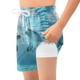 thumbnail image 4 of joogoo Dolphins Swim Boys Swim Trunks Beach Swimsuit Shorts Boxer 12-13Y, 4 of 8