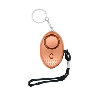 Panic Chain Alarm Flashlight Keychain, Gray & Orange - Walmart.com