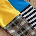 thumbnail image 6 of Ruyang Baby Dinosaur Shirt Striped Long Sleeve Shirts Kids Boys Girls Cute Graphic Tops Cotton Crewneck Sweatshirts Fall, 6 of 9