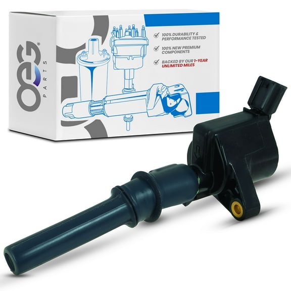 OEG Parts New Ignition Coil Replacement For 1997-2011 Ford Crown Victoria, E-150, Lincoln, Mercury, Replaces 6736000 1L2Z-12029-AA 3W7Z-12029-AA 601000 DG508