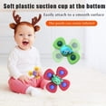 thumbnail image 3 of Suction Cup Spinning Top Toy,3Pcs Suction Cup Spinning Top Toy Baby Sucker Toy Table Sucker Gameplay Early Learner Toys for Baby Safe Interesting Table Sucker Gameplay, 3 of 8