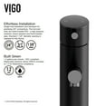 thumbnail image 2 of VIGO Noma Single Handle Single-Hole Bathroom Faucet in Matte Black, 2 of 9