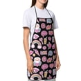 thumbnail image 4 of Yiaed Elements Print Kitchen Apron with Hand Wipe Pockets,Big Pocket,Aprons for Women with Pockets, Waterproof for Cooking Baking, 4 of 7