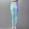 thumbnail image 2 of B91xZ Leggings pour Femmes Coton Extensible Capri Legging, Vert Menthe P, 2 of 4