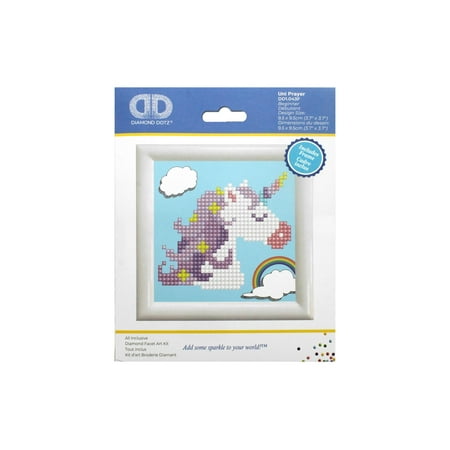 UPC: 4895225912728 | DIAMOND DOTZ Unicorn Prayer Facet Art Kit (6 Pieces)