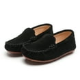 thumbnail image 6 of kkdom Boys Girls Moccasins Loafers Shoes Slip-on Flats Dress Shoes School Uniform Shoes Black Size 7 Toddler, 6 of 6