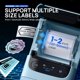 thumbnail image 4 of Impresora térmica Label Maker POLONO PM220S Bluetooth de 2 pulgadas, 4 of 7