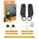 thumbnail image 3 of 1 par de espejos para manillar de bicicleta, espejo retrovisor giratorio ajustable y seguro para bicicleta, 3 of 10