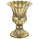 thumbnail image 1 of KAKOWELY Jarrón de metal para flores, estilo vintage, para arreglos florales secos, maceta para el hogar, 1 of 5