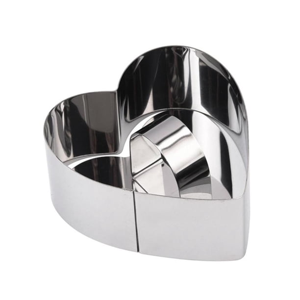 Cateissary Tortas en todo momento con molde de pastel de acero inoxidable duradero Moldes para pasteles de mousse Moldes para pasteles Molde con Herramientas y accesorios para hornear No.4