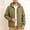 Khaki, variant on Western Style Men'S Coats, Jackets & Vests Zip Mock Neck Long Sleeve Green Full Zip Windbreaker Athletic Retro Solid Jackets Army Green,L