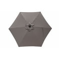 thumbnail image 2 of Donglin Furniture 7.5 ft. Aluminum Market Outdoor Patio Umbrella Silver, 2 of 4