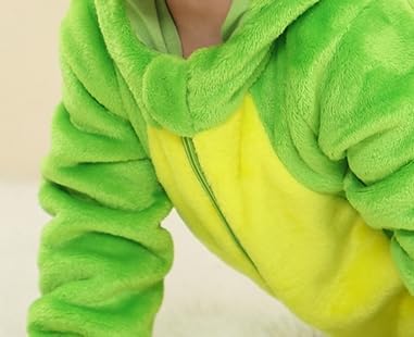Unisex Baby Animal Onesie Flannel Hooded Romper for Infants Toddlers (0-3 Years) Winter Jumpsuit for Boys and Girls