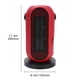 thumbnail image 3 of Calefactor portátil de escritorio de 1500 W - Calefactor oscilante silencioso para el hogar - Calor instantáneo y amplio rango de temperatura, ideal para interiores y baños., 3 of 9