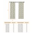 thumbnail image 6 of Fsddascl Pink Flowers Blackout Curtains for Bedroom/Living Room, Thermal Insulated Kitchen Curtains, Pastoral Leaves Retro Botanical Rustic Grommet Darkening Window Treatment Drapes 27.5"x39"x2, 6 of 6