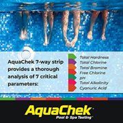 AquaChek 551236 7-Way 100 Count Pool Water Test Strips