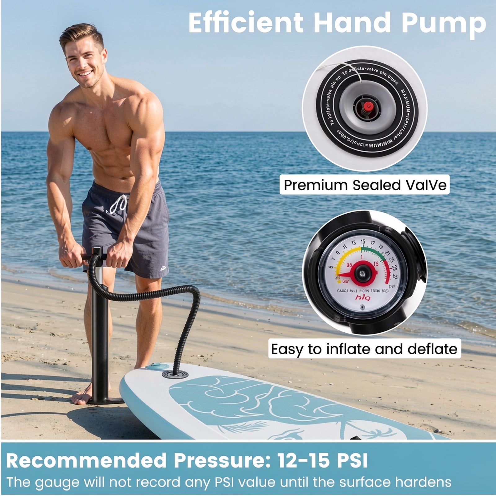 Airfind Inflatable Stand Up Paddle Board 10/11 Ft with SUP Kit-S