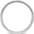 thumbnail image 2 of 14K White Gold Light Comfort Fit Brush Satin Fancy Band (Size 9) Made In United States wb110l-9, 2 of 5