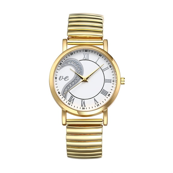 Avaner Stretch Strap Watch for Women: Analog quartz Elastic Strap Watch with Roman numerals and Tai Chi Decorative Dial