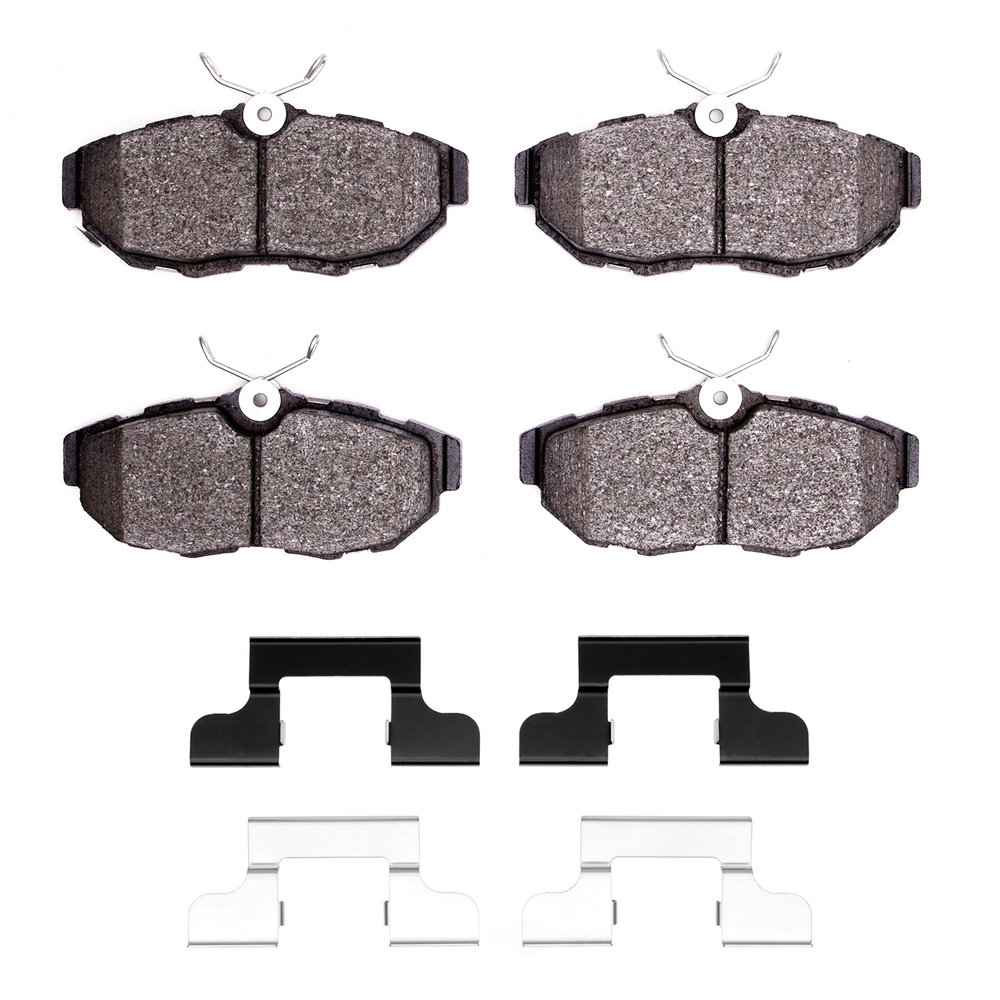 Dynamic Friction Company 1551-1465-01 DFC 5000 Advanced Brake Pads - Ceramic and Hardware Kit - OE