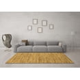 thumbnail image 3 of Ahgly Company Indoor Round Abstract Brown Modern Area Rugs, 8' Round, 3 of 4